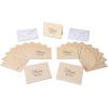 American Greetings Thank You Cards with Envelopes, Blue and White (50-Count)(Brown Kraft-Style)