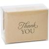 American Greetings Thank You Cards with Envelopes, Blue and White (50-Count)(Brown Kraft-Style)