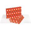 American Greetings Wrapping Paper Sheets with Gridlines, Dalmatian, Designed by Bouffants & Broken Hearts (12 Sheets, 30 in. x 20 in.)(3FW 12SHT P BBH LEOPARD)