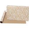 American Greetings Wrapping Paper for All Occasions, Kraft Designs (4 Rolls, 80 sq. ft.)(Kraft Designs)
