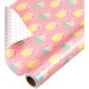 imageAmerican Greetings 175 sq ft Reversible Wrapping Paper for Birthdays and All Occasions Birthday Cupcakes 1 Roll 30 in x 70 ftBirthday Cupcakes