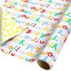 imageAmerican Greetings 40 sq ft Reversible Wrapping Paper for Birthday Designed by Kate Smith 1 Roll 30 in x 192 in