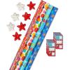 imageAmerican Greetings Birthday Wrapping Paper Kit with Cut Lines Bows and Gift Tags Balloons Candles and Fireworks 7 Bows 30 Gift Tags 4 Rolls 120 sq ftBows and Gift Tags  Balloons  Candles  and Fireworks