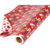 imageAmerican Greetings Birthday Wrapping Paper Kit with Cut Lines Bows and Gift Tags Balloons Candles and Fireworks 7 Bows 30 Gift Tags 4 Rolls 120 sq ftHappy Birthday Lettering and Stars