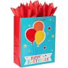 imageAmerican Greetings Gift Bags For Her For Birthdays Weddings Bridal Showers Baby Showers And All Occasions 6 Bags 3 Medium 10quot and 3 Large 13quotBalloons