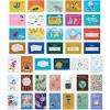 imageAmerican Greetings Mini Note Cards for Kids Happy Vibes 40CountBack to School Assortment