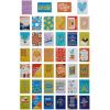imageAmerican Greetings Mini Note Cards for Kids Happy Vibes 40CountTrendy Happy Vibes