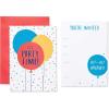 imageAmerican Greetings Party Invitations and Envelopes Perfect for any Birthday or Special Occasion Multi Color Balloons 25Countred  yellow  blue