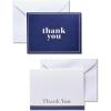 imageAmerican Greetings Thank You Cards with Envelopes Blue and White 50CountBlue and White
