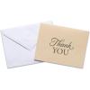 imageAmerican Greetings Thank You Cards with Envelopes Blue and White 50CountBrown KraftStyle