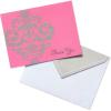 imageAmerican Greetings Thank You Cards with Envelopes Pink and White Damask 10Count