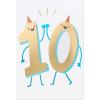 American Greetings 10th Birthday Card (Big 10)(Double High-Five)
