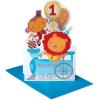 American Greetings 1st Birthday Card (Mickey Mouse)(Choo-Choo)