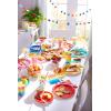 American Greetings 50-Count 7 in. x 7 in. Rainbow Paper Dessert Plates(Multicolor Lunch Napkins)