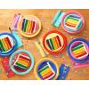 American Greetings 50-Count 7 in. x 7 in. Rainbow Paper Dessert Plates(Multicolor Lunch Napkins)
