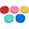 American Greetings 50-Count 7 in. x 7 in. Rainbow Paper Dessert Plates(Multicolor Paper Dinner Plates)