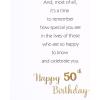 American Greetings 50th Birthday Card (Wonderful Life You’re Living)(Wonderful Life You’re Living)