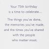 American Greetings 75th Birthday Card (75 Years Young)(75th Birthday Lettering)