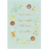 American Greetings Baby Shower Card (Smiles Grow)(Baby Icons in Oval)