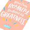 American Greetings Baby Shower Card for Girl (Count Down the Days)(Lettering with Crown)