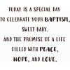 American Greetings Baptism Card (God’s Love)(Heart with Icons)