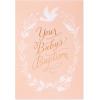 American Greetings Baptism Card (God’s Love)(Nonfloral Border w Dove)