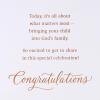 American Greetings Baptism Card (God’s Love)(Nonfloral Border w Dove)