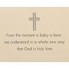 American Greetings Baptism Card (God’s Love)(Piece of Heaven)