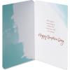 American Greetings Baptism Card (God’s Love)(Watercolor Ltg w Cross)