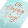American Greetings Baptism Card (God’s Love)(Watercolor Ltg w Cross)