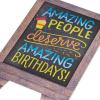 American Greetings Birthday Card Pack, Cake and Candles Day (6-Count)(Sandwich Board)