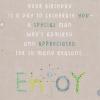 American Greetings Birthday Card for Him (Every Candle)(Admired and Appreciated)