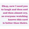 American Greetings Bridal Shower Card (Amazing Woman)(Best Card Ever)