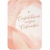 American Greetings Confirmation Card (His Wonderful Love)(Abstract w Handlettering)
