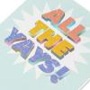 American Greetings Congratulations Card (All for You)(ALL THE YAYS Lettering)