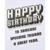 American Greetings Customizable Pop Up Birthday Card for 40th, 50th, 60th and 70th Birthdays (Year of Wonderful)(Speeding Toward A Great Year)
