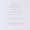 American Greetings Fathers Day Card from Daughter (My Good Looks)(Believing In Me)