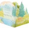 American Greetings Fathers Day Pop Up Card (Special Moments)(Diamond Base Woodland Scene)