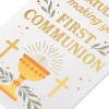 American Greetings First Communion Card (Blessing in Your Life)(Lettering w Chalice)