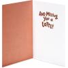 American Greetings Funny Miss You Card (Miss Your Face)(Latte)