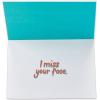 American Greetings Funny Miss You Card (Miss Your Face)(Miss Your Face)