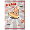 American Greetings Funny Romantic Card (Waffle-y Cute)(Pizza Dat)