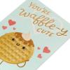 American Greetings Funny Romantic Card (Waffle-y Cute)(Waffley)