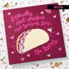 American Greetings Funny Romantic Card (Waffle-y Cute)(You and Tacos)