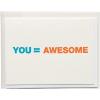 American Greetings Funny Thank You Card (You Equal Awesome)(You Equal Awesome)
