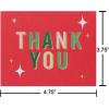American Greetings Holiday Thank you Cards with Envelopes, Red Snowflakes (25-Count)(CHRISTMAS THANK YOU LTG 25CT)