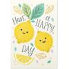 American Greetings LQBTQIA+ Blank Pride Card (Have A Happy Day)(Cute Lemon Characters)