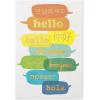 American Greetings LQBTQIA+ Blank Pride Card (Have A Happy Day)(Multi Language Hello)