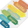 American Greetings LQBTQIA+ Blank Pride Card (Have A Happy Day)(Multi Language Hello)
