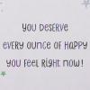 American Greetings Mazel Tov Congratulations Card (Every Bit of Happy)(Stars and Starbursts on Black)